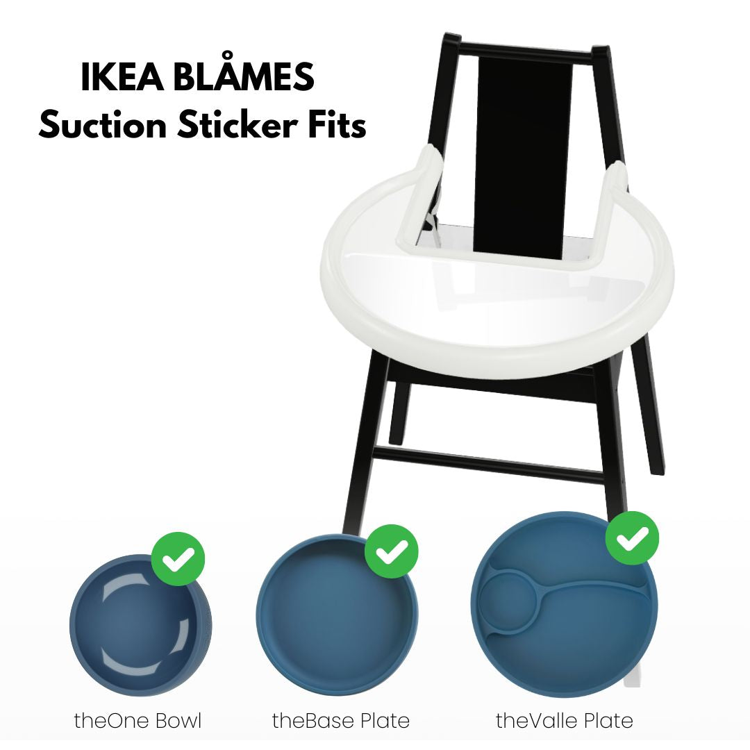 Autocollants à ventouse pour plateaux de chaise haute IKEA
