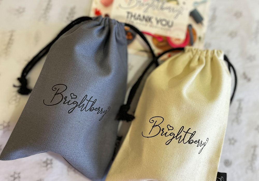 Eco Friendly reusable packaging cotton bags by Brightberry tableware